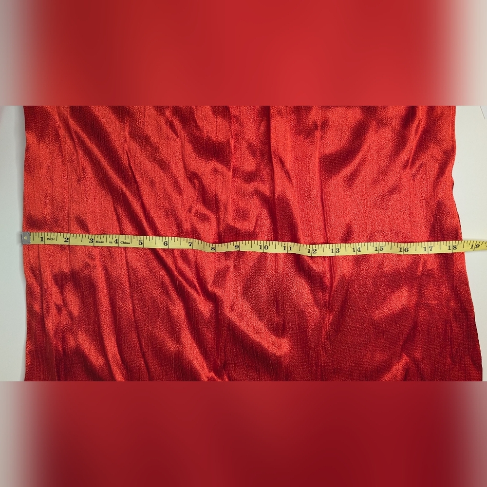 NWT Nine West XS Womens Red Long Sleeve Dress 'Luxe Animal' - Picture 12 of 13